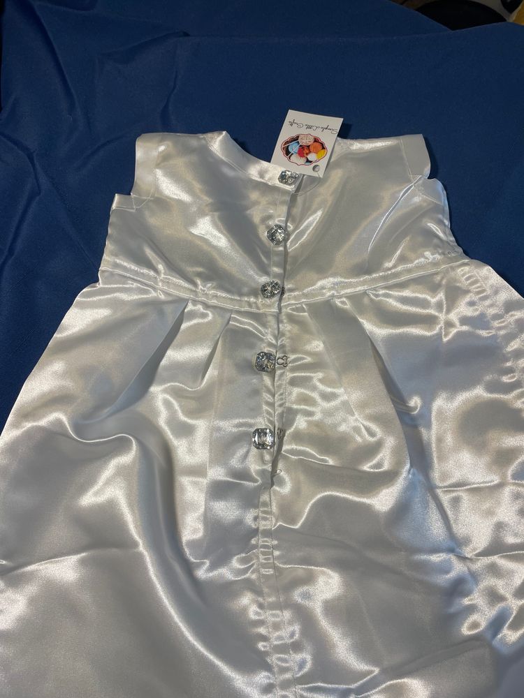 Satin Christening Gown 