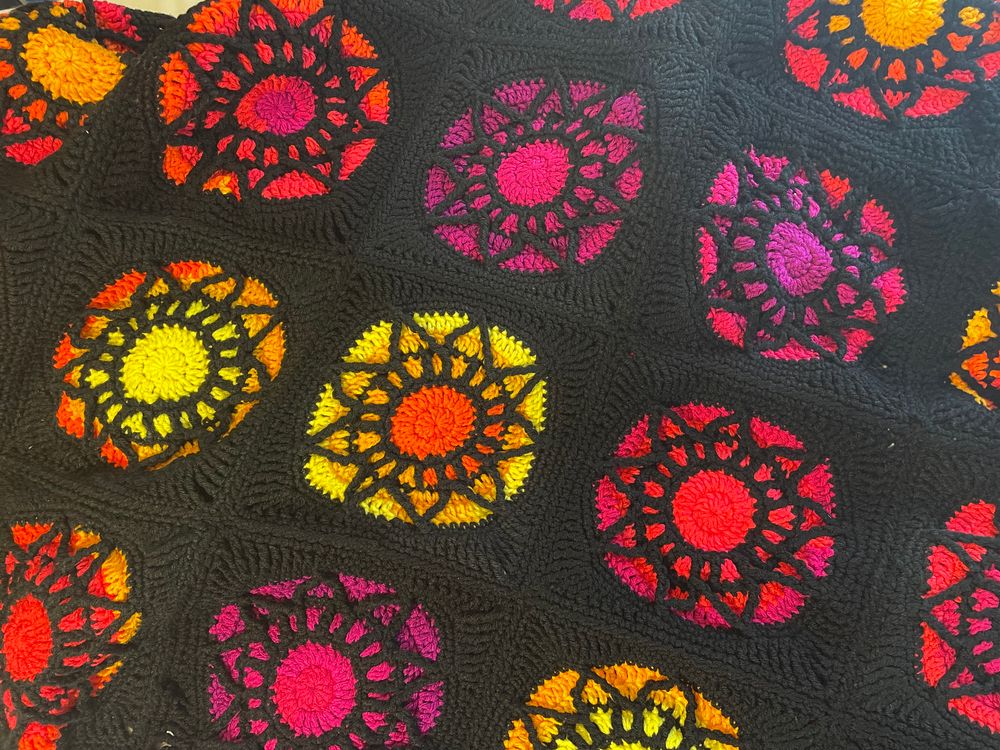 Stained Glass Throw Blanket