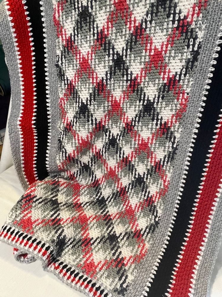 Crocheted Throw Blanket