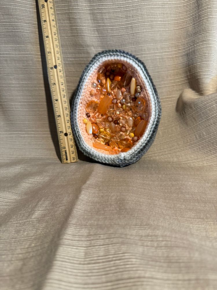 Large Peach Geode 
